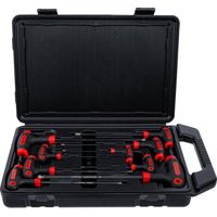 Jeu de Tournevis à Poignée en T 9 pcs 2-10 mm - Six Pans Intérieurs - Précision et Confort d Utilisation - D-Work