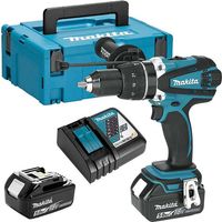 18V LXT Schlagbohrmaschine (2x5.0 Ah) in MAKPAC - MAKITA DHP458RTJ