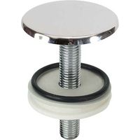 TAPPO COPRIFORO SANITARI OTTONE - CROMATO MM 50 CF=PZ 2- 5 confezioni