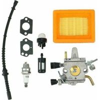 Carburador para Stihl FS400, FS450, FS480, incluye filtro de aire y combustible, accesorio para desbrozadora.