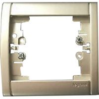 Legrand Sagane 082100 Kozi Metalide Platte 1 grauer Pfosten