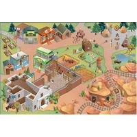 Tapis enfant tissé 100x150 multicolore rectangle ALAMO