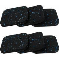 Tapis Anti Vibration Machine a Laver, Tapis Machine à Laver Anti Vibration Patin Anti Vibration Lave Linge en Caoutchouc pour Tapis Roulant, Sèche-Linge et Machine à Laver(6Pcs 10 x 10 cm)