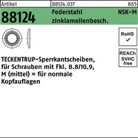 ART 88124 TECKENTRUP-Sperrkantscheiben C 60 flZnnc NSK-M 20 flZn S 100 Stk