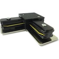 Giunto a L Connettore Per Binario Dei Faretti Led A Binario Modello L Colore Nero Per Monofase