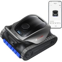 MOVA Diver A10 – Intelligenter Poolroboter, 22 700 L/h Saugleistung, 240 min Laufzeit, Doppel-Bürste, 8 IA-Modi