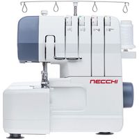 Necchi NCN11C Tagliacuci 2 3 4 fili 1300 punti al minuto telaio metallo braccio libero luce LED