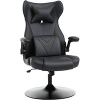 Vinsetto Gaming Chair Home Office Chair w/ Swivel Pedestal Base Lumbar Support