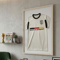 K-Möbel Cadre Maillot Bois Massif Naturel 60x80cm Vitrine Maillot de Sport