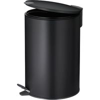 Cubo de basura de 12 L negro - Mate - Kela