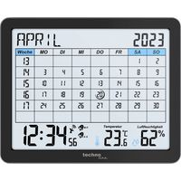 Techno Line WT2600 Radiocontrollato Calendario Nero Tempi di allarme 2