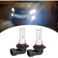 Qiilu perles de phare blanches HB3 72W 6000K 2pcs 9005 HB3 72W 6000K ampoule de phare blanc LED antibrouillard perles avec décodage