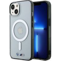 BMW Silver Ring MagSafe - iPhone 14 Hülle (Transparent)