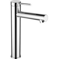 MISCELATORE MONOCOMANDO LAVABO ALTO SENZA SCARICO ALBA PVD Grigio