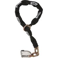 Kettenschloss - ABUS - 8008/12KS120 Schwarz Schleife - Kette 12 mm - Bolzen 16 mm - Alarm 100 dB - Zylinder Xplus - 2 Schlüssel