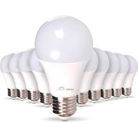 Lot de 10 Ampoules LED E27 8.5W eq 60W 806lm Blanc Naturel