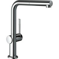 Hansgrohe – Mitigeur de cuisine avec douchette extractible orientable – Débit 7 l/mn – Finition chromée – Montage facile sur évier
