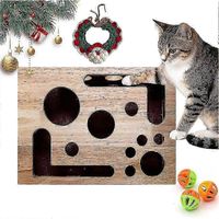 Krallenfeile-Spielbox für Katzen, verbesserte Kratzpuzzle-Spielbox 2026, für Wohnungskatzen