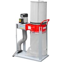 Holzmann – Aspirateur à copeaux 230V – Puissance 1000W – Débit d'air 1500 m³/h – Capacité bac 60L – Pour chantiers humides et bois dur