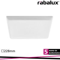 Plafoniera incasso LED 24W 4000K IP65 bianca Rabalux