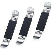 3-Piece Magnetic Bottle Opener Set, Classic Beer Can Opener, Small Stainless Steel Bottle Opener with Magnet for Camping and Travel