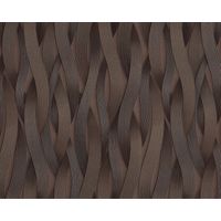 Stripes wallpaper wall EDEM 81130BR26 non-woven wallpaper textured Ton-sur-ton and metallic highlights brown bronze silver 10.65 m2 (114 ft2)