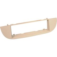 Adaptateur de façade 1-DIN compatible avec Fiat 500 2007 beige