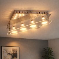 Lampe de plafond LED de haute qualité chromée satinée Éclairage Brilliant G94133/77