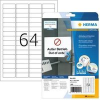 HERMA Sichtreiteretikett 4201 45,7x16,9mm sk weiß 1.600 St./Pack.