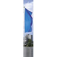 Asta para banderas de aluminio PIRAT sin pluma altura sobre
