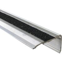 Nez de marche avec bande antidérapante - Anodisé argent Lg 1000mm HOMEWELL
