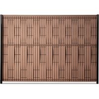 Kit de ocultación composite trenzado Universal - Marrón 2,5m largo x 1,25m de altura