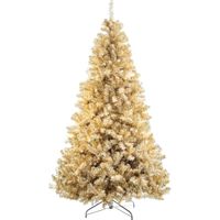 Champagne Gold Tinsel Christmas Tree 5ft