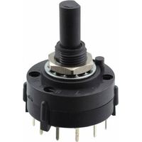 C & K Switches A11005RNCQ Rotary-Switch A Series Commutateur rotatif 125 V/AC, 125 V/DC 2.5 A Positions de commutation