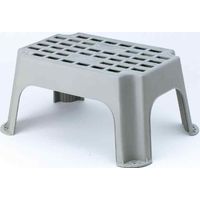 Marchepied plastique gris – Plateau 42 x 28 cm – Empattement 50 x 35 x 23 cm – Charge maximale 150 kg pour caravane et camping-car – Fiamma
