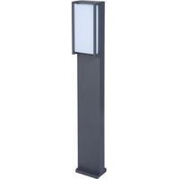 Lampione da giardino QUBO antracite Lutec LED 18W IP54