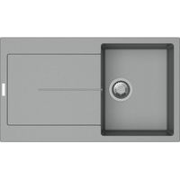 Enigma D100 Wannenspüle und Abtropffläche Chroma