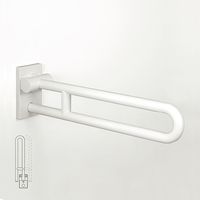 pba 01 Stützklappgriff drehbar,PRH 700mm aus Nylon
