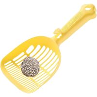 Cat Litter Scoop, Litter Box Scooper, 28x13.5cm Lightweight Ergonomic Long Handle, Authentic Efficient Easy Cleaning, Comfortable Grip Feature for Indoor Pet Home Use