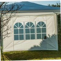 Lato della tenda finestra bianco 2,9 x 1,9 m