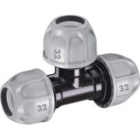 Claber Raccord en T 1" (32 mm) pour Tuyau Polyéthylène Irrigation Souterraine 90272