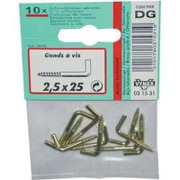 Gond à Vis Laitonné 4 X50 Sc - Vynex auf Deutsch lautet: Gond à Vis Laitonné 4 X50 Sc - Vynex