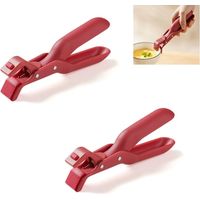 Pinces de cuisine multifonctions en silicone, pinces de cuisine isolantes thermiques, pince anti-brûlure avec gant résistant à la chaleur, pinces isolantes