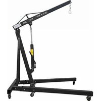 Neche – Grue d'atelier pliante 2T – Capacité de levage 2000 kg – Hauteur de levage max 1830 mm – 4 positions réglables – Chèvre d’atelier en acier
