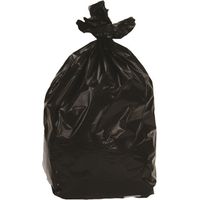 Sacs poubelle noirs 100 litres – Résistants aux déchets lourds et coupants – Épaisseur 46 microns – Rouleau de 25 sacs – Global Hygiene