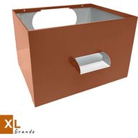 Boîte à eau C9 en alu 7/10ème XL - grand format - naissance Ø 120mm - ALUHOME