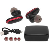 Écouteurs Traducteurs Bluetooth 5.0 Réduction de Bruit 74 Langues 70 Accents Noir Rouge