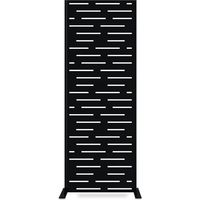 ARLBERG Dekorplatte schwarz H.160cm Vollmuster