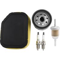 SV-Serie Motorwartungsset – Luftfilter, Ölfilter, Kraftstofffilter und 2 Zündkerzen für Rasenmähermotoren von 20 PS bis 27 PS, benzinbetrieben