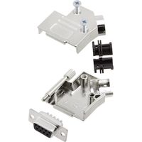 Amphenol L17D45ZK15+L77SDA15S D-SUB Buchsenleisten-Set 45 ° Polzahl: 15 Lötkelch 1 St.